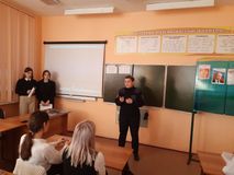 Профилактическая беседа с инспектором ПДН Моргасовой Е.Г.